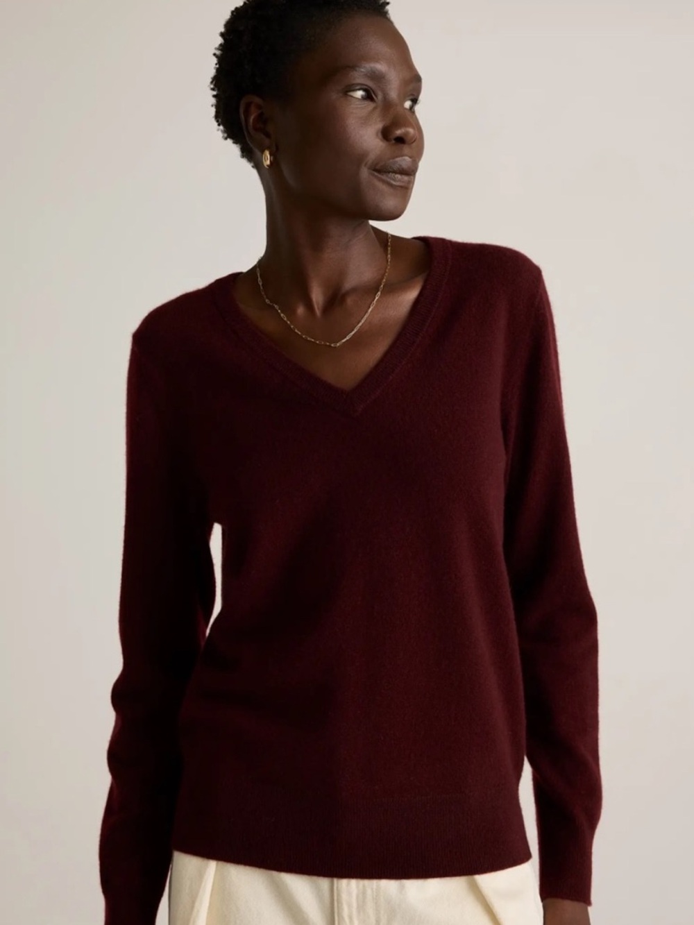 Quince | Mongolian Cashmere V-Neck Sweater